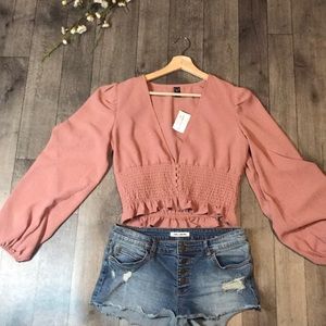 Romantic long sleeve blouse